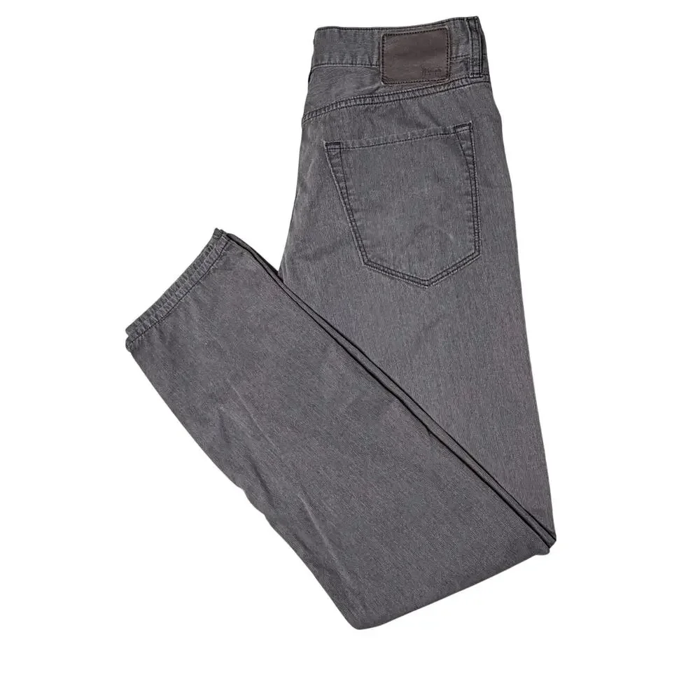Hugo Boss Gray Finest Cotton Flannel Jean Pant 33/32